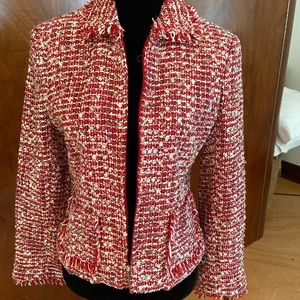 GEORGE RED TWEED JACKET
